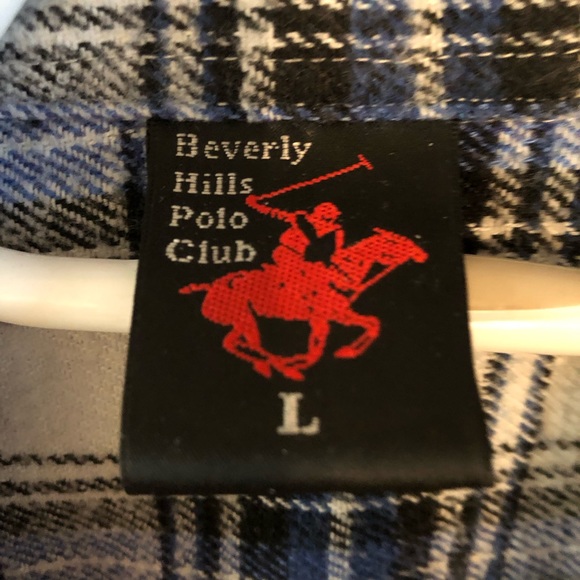 VINTAGE Beverly Hills polo club flannel - Picture 4 of 4